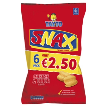 Picture of Tayto Snax 6pk PM€2.50 x12